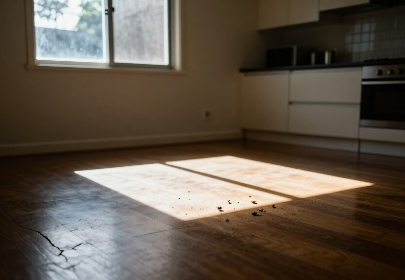 Termite damage in a Wolli Creek home before treatment